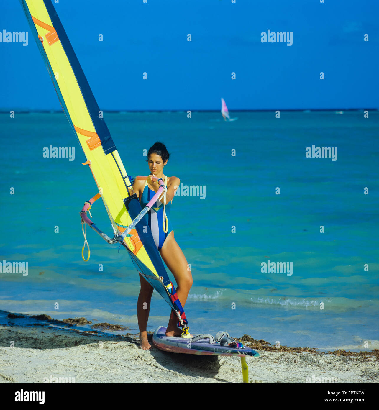 Guadeloupe windsurfer caribbean hires stock photography and images Alamy