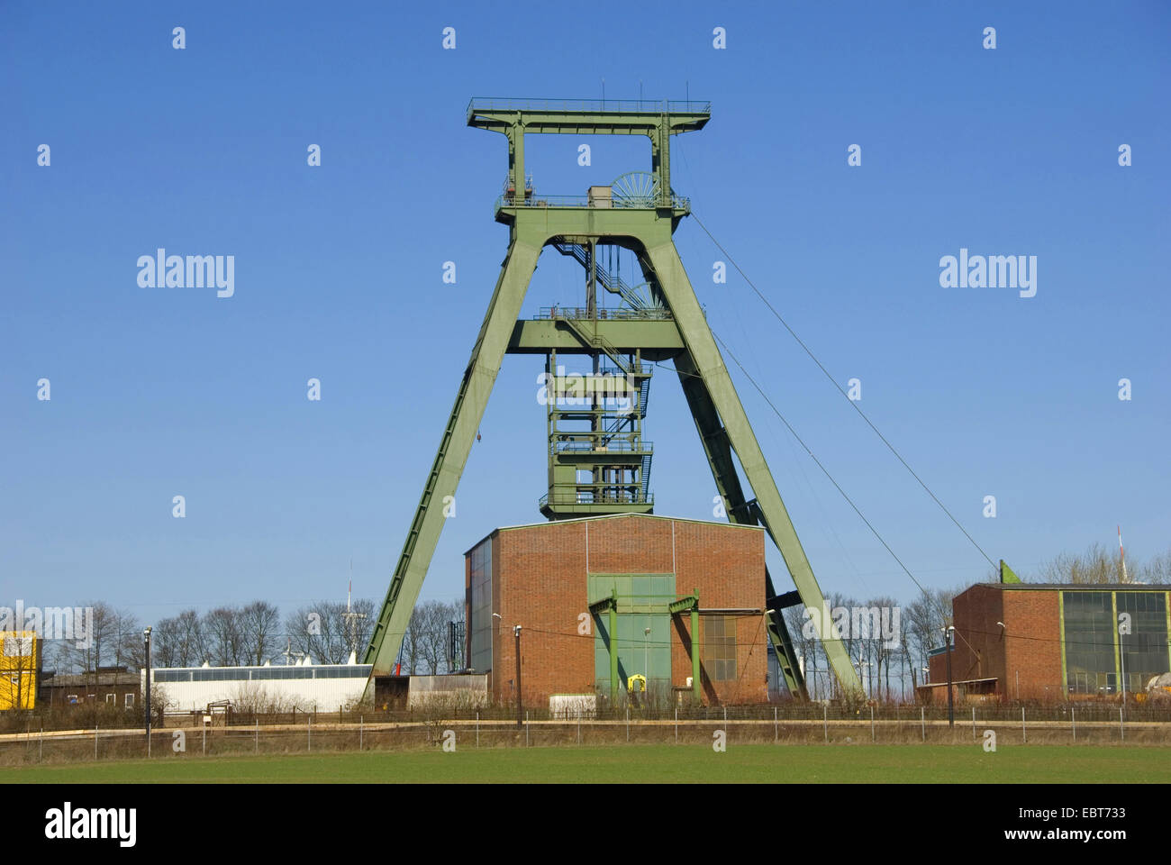 pit Konrad, Schacht Konrad, former iron ore mine, repository for radioactive waste , Germany, Lower Saxony, Salzgitter Stock Photo