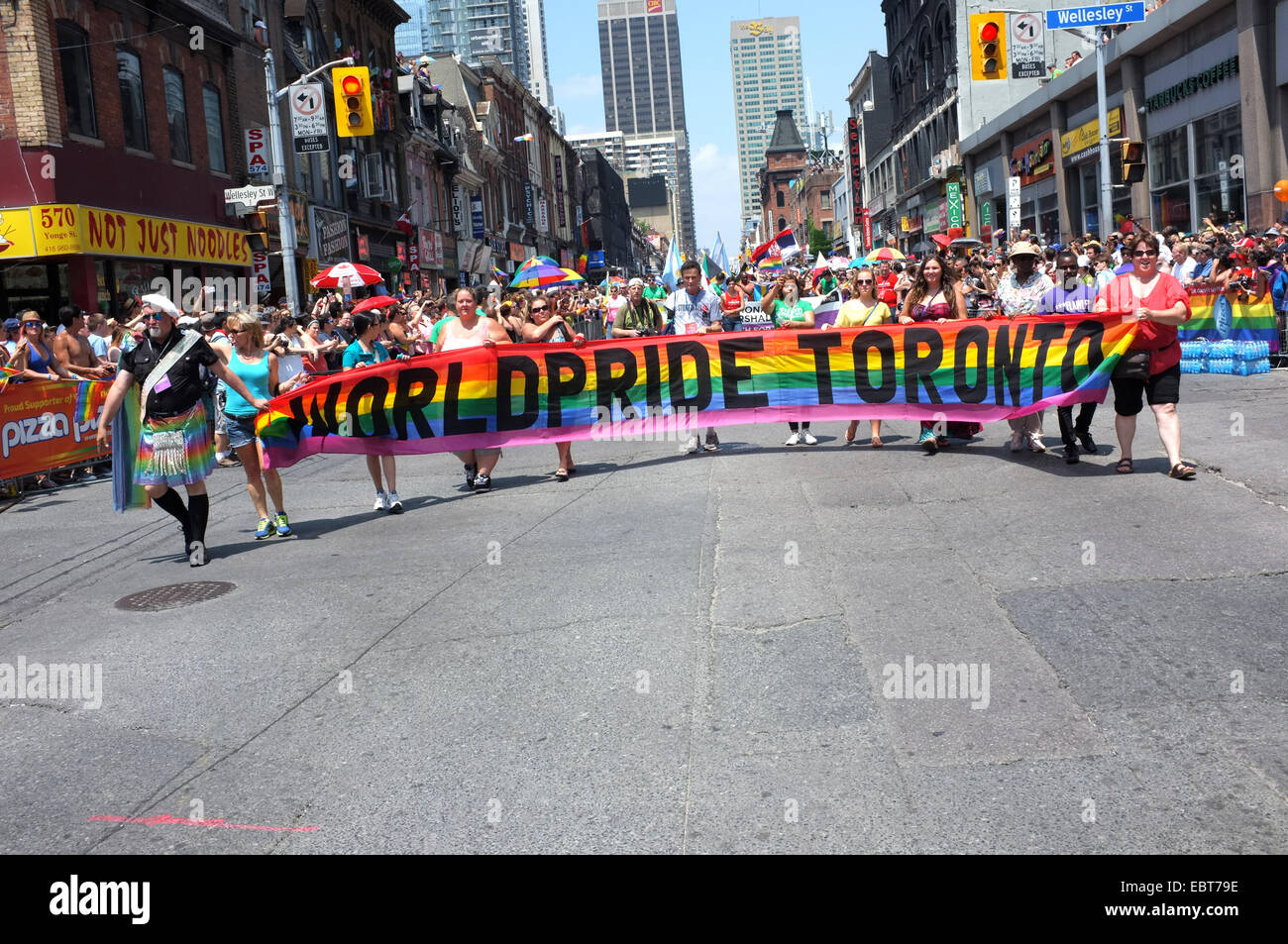 at 2014 World Pride in Toronto. Stock Photo