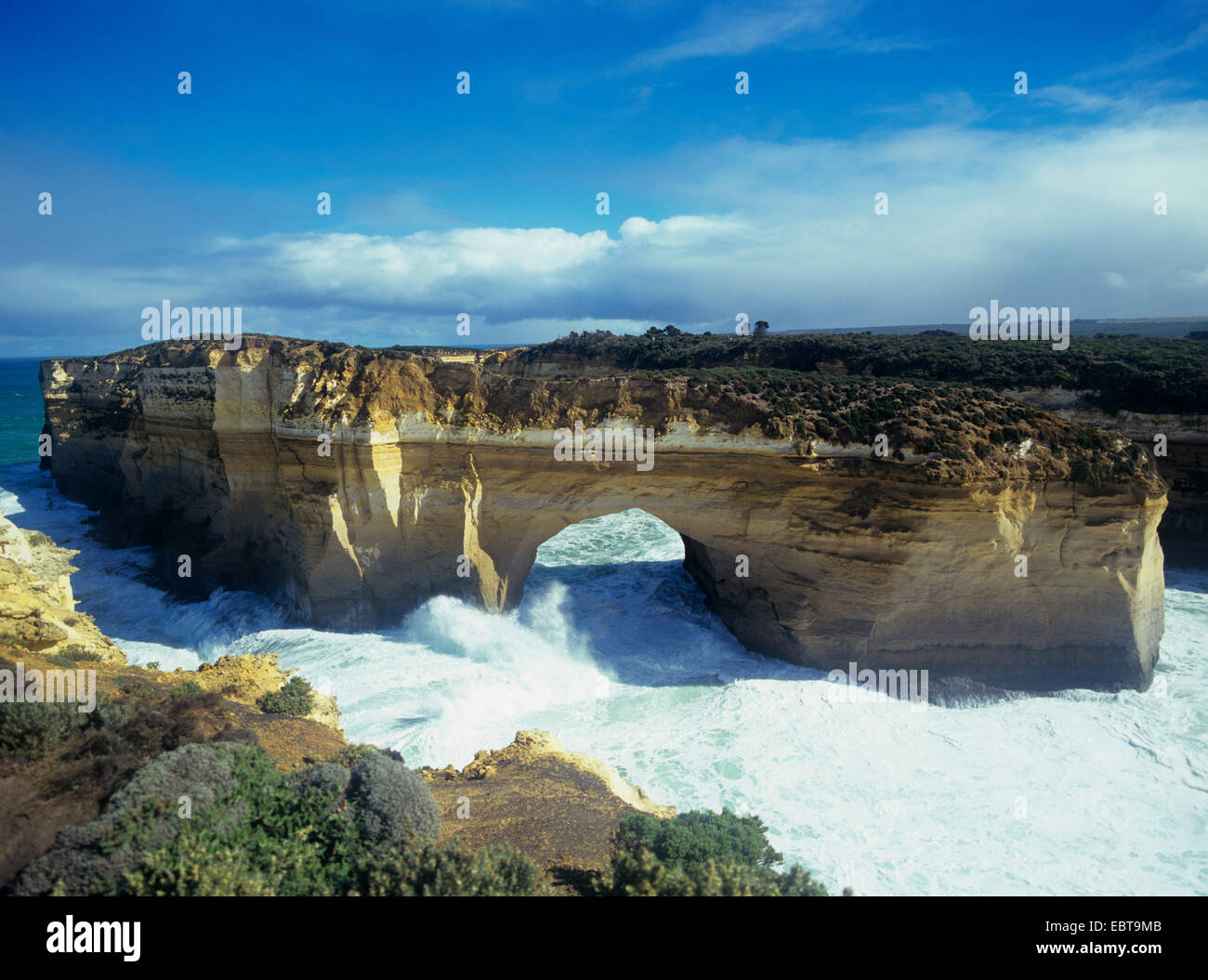 'London Arch' at the Great Ocean Road, Australia, Victoria Stock Photo