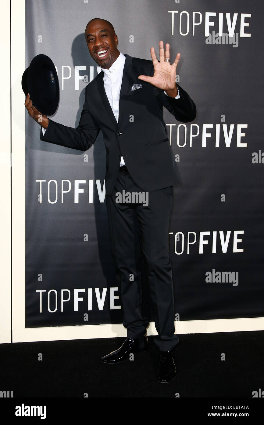 New York, USA. 3rd December, 2014. Comedian/actor J.B. Smoove attends the 'Top Five' premiere at the Ziegfeld Theatre on December 3, 2014 in New York City. Credit:  Debby Wong/Alamy Live News Stock Photo