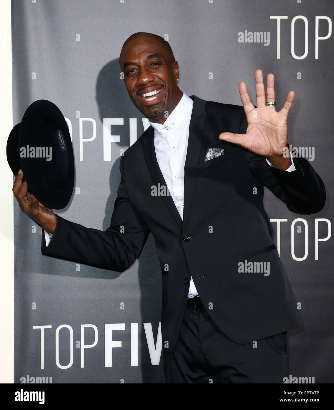 New York, USA. 3rd December, 2014. Comedian/actor J.B. Smoove attends the 'Top Five' premiere at the Ziegfeld Theatre on December 3, 2014 in New York City. Credit:  Debby Wong/Alamy Live News Stock Photo