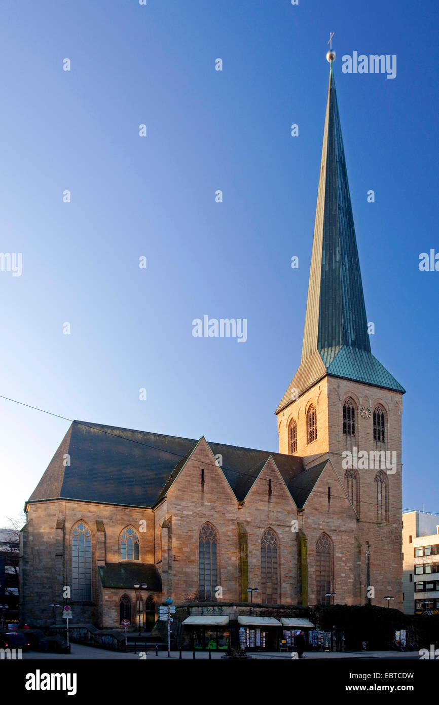 St. Petrikirche in the city of Dortmund, Germany, North Rhine-Westphalia, Ruhr Area, Dortmund Stock Photo