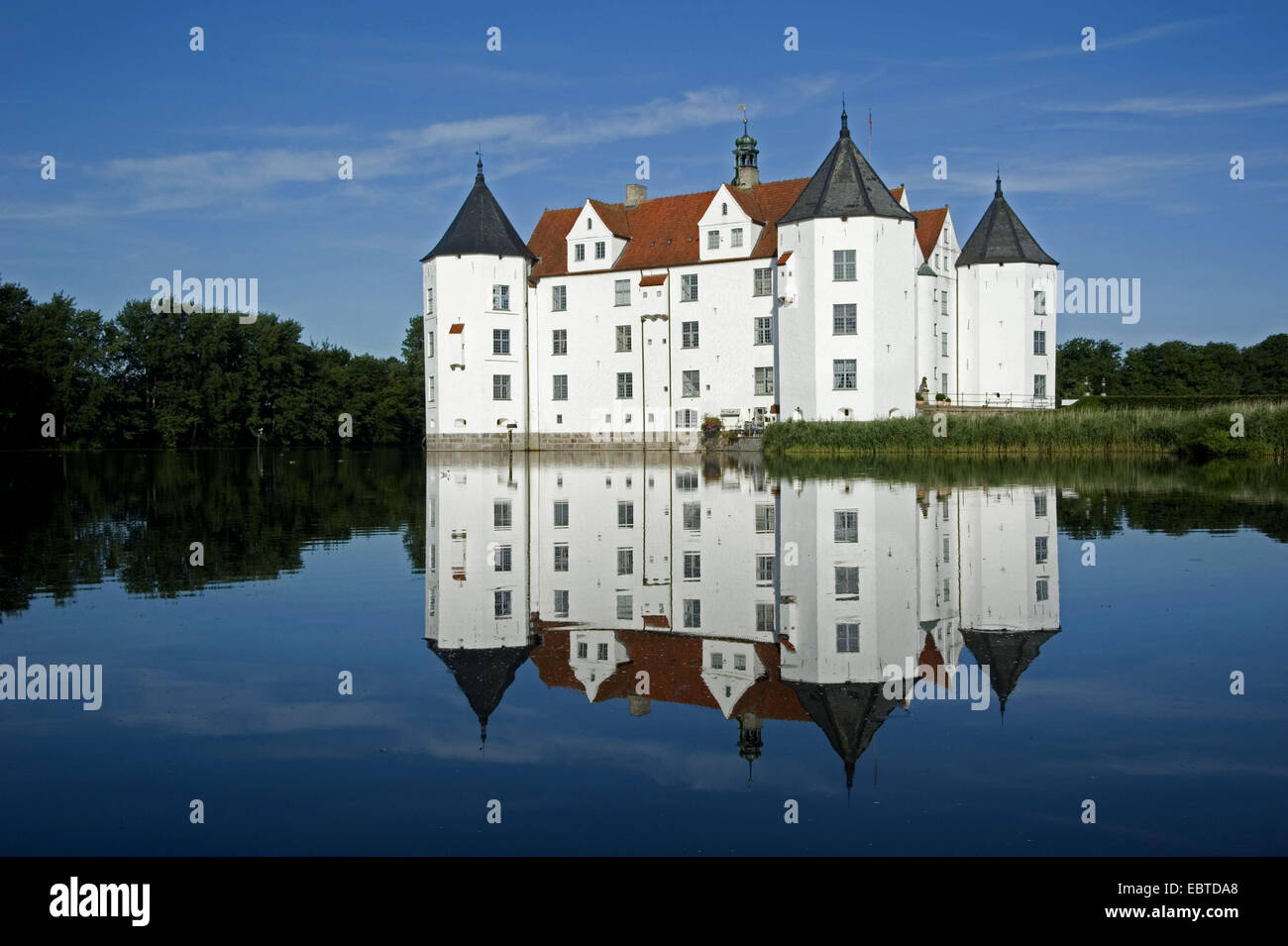 Gluecksburg Castle , Germany, Schleswig-Holstein, Flensburger Foerde, Gluecksburg Stock Photo