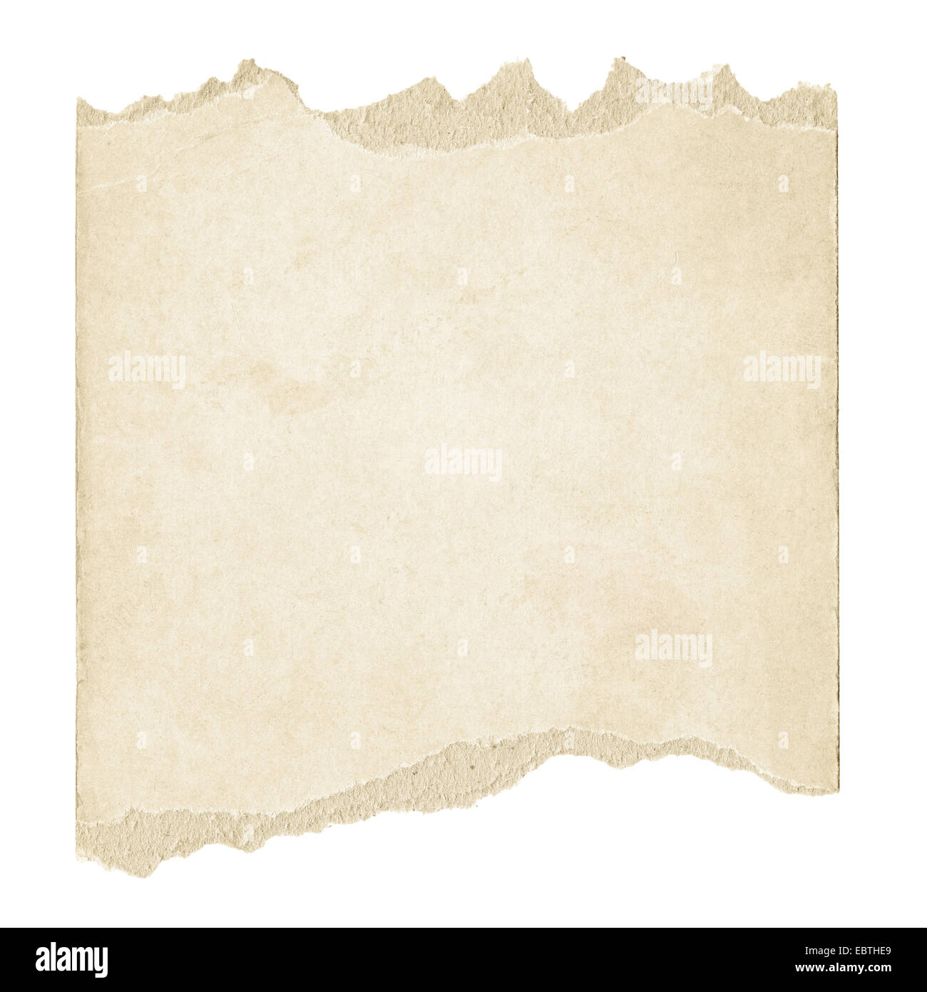 Brown torn grunge paper texture Stock Photo