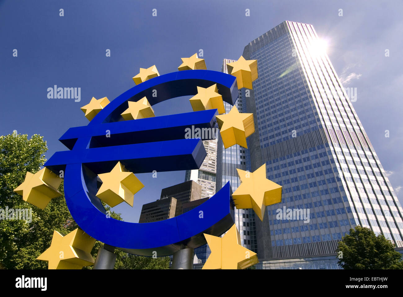 European Central Bank, Germany, Frankfurt/Main Stock Photo