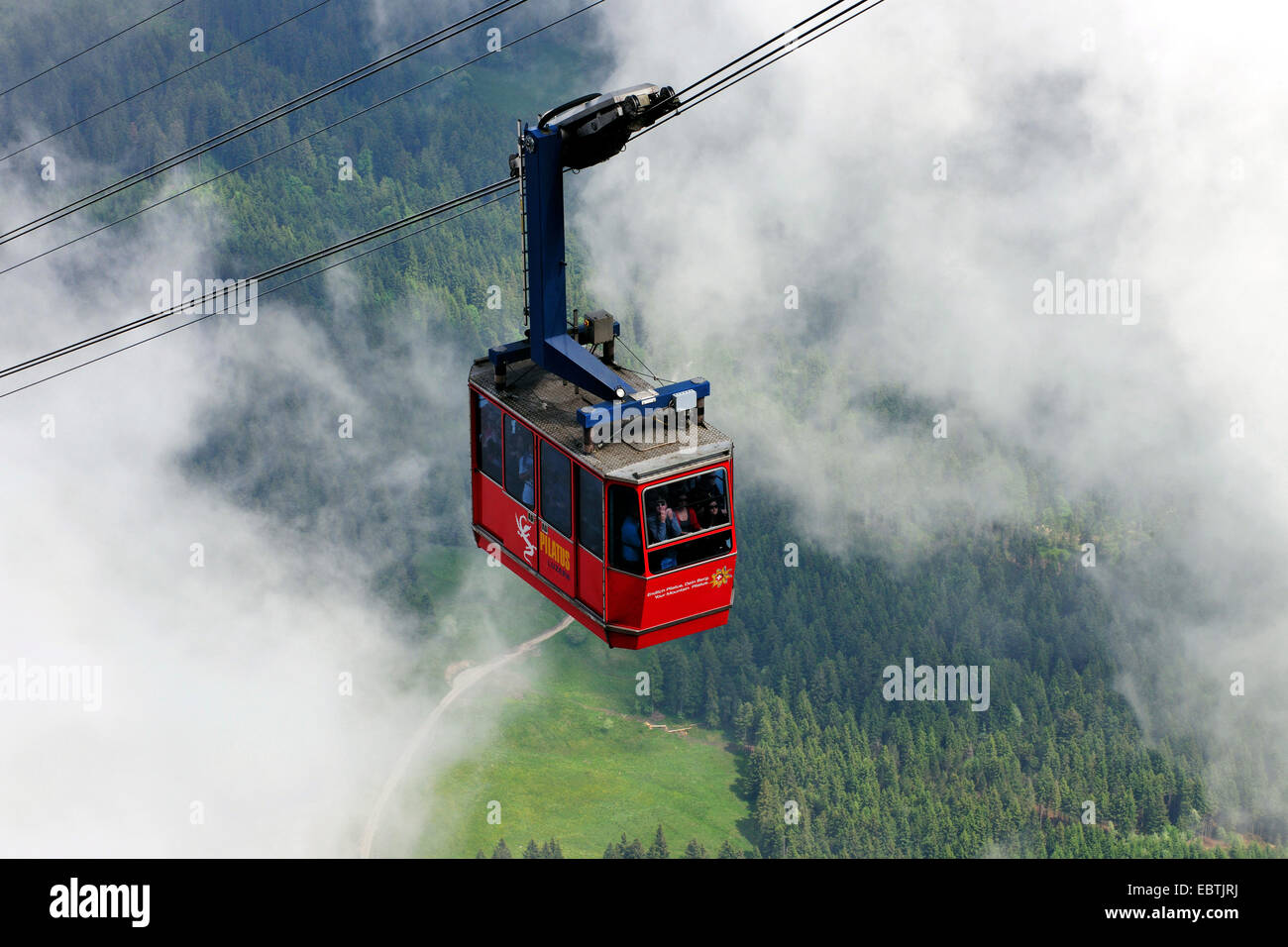 cable car to Pilatus mountain, Switzerland Stock Photo Alamy