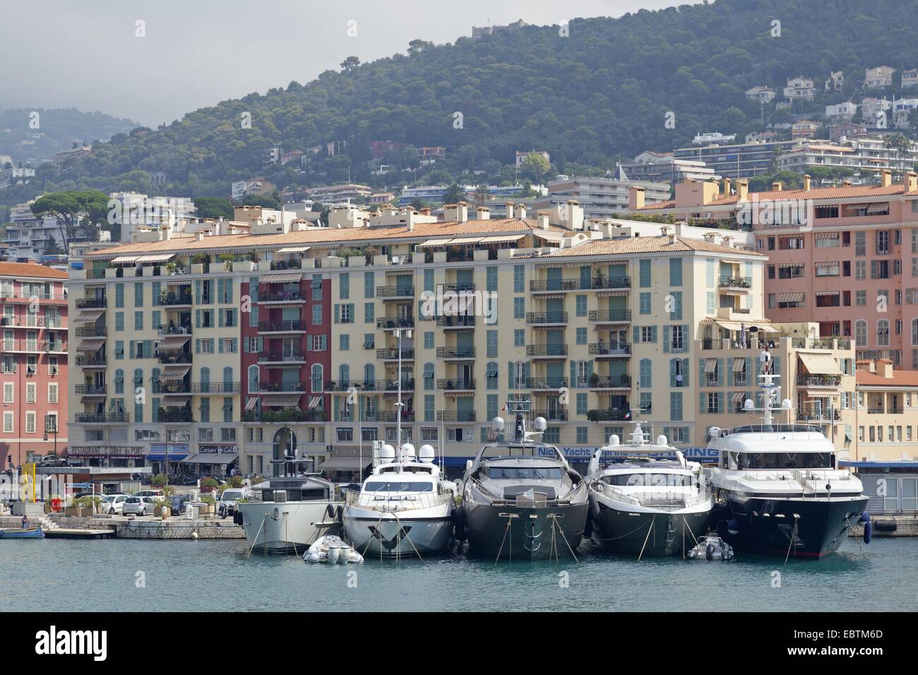 harbor, Nice, Cote d´Azur, France Stock Photo