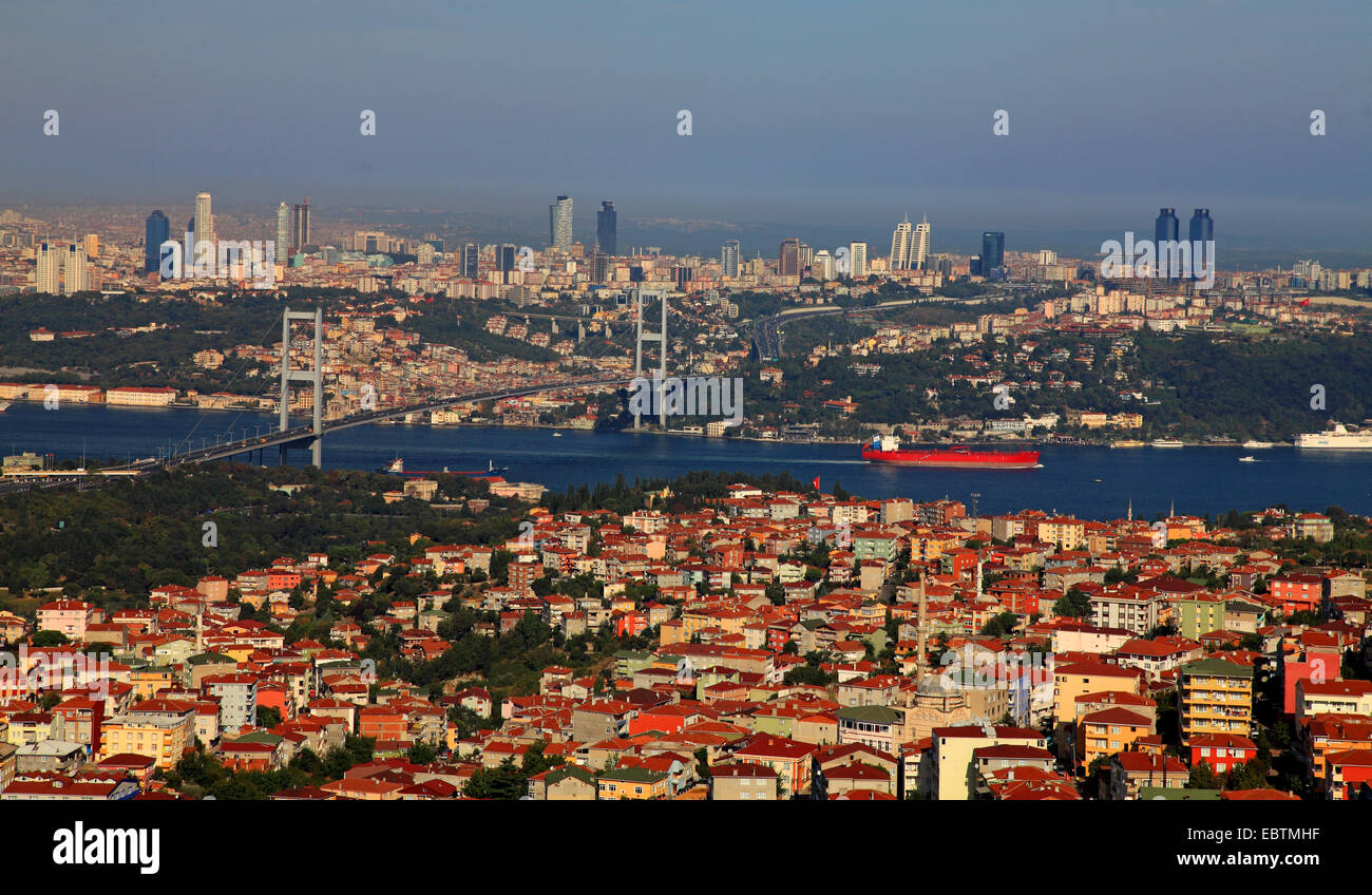 Bosphorus Bridge, Turkey, Istanbul Stock Photo