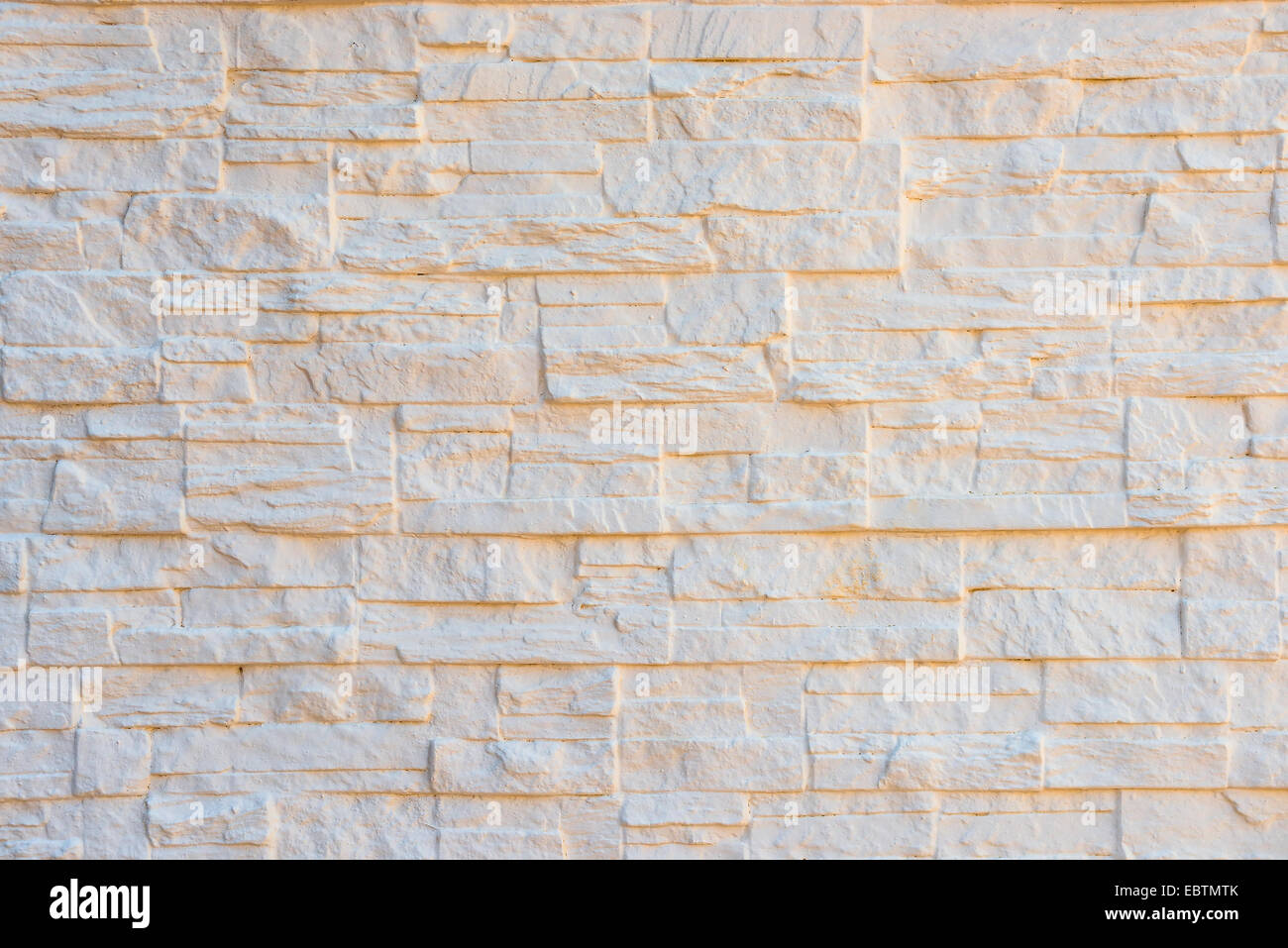 clean white brick wall texture background Stock Photo