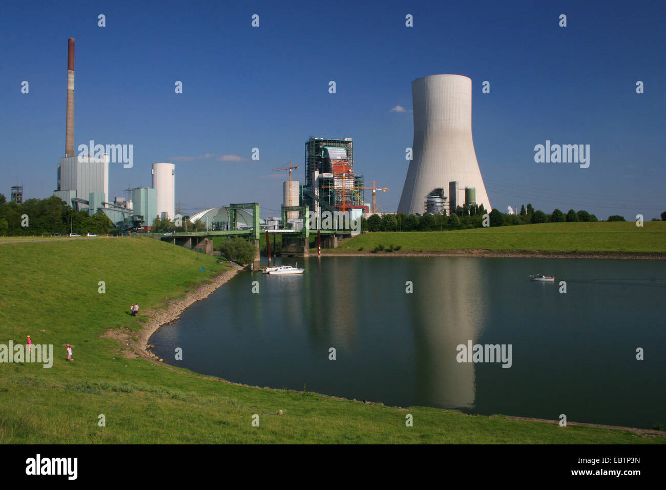 coal-fired power station in Duisburg-Walsum, Germany, North Rhine-Westphalia, Ruhr Area, Duisburg Stock Photo