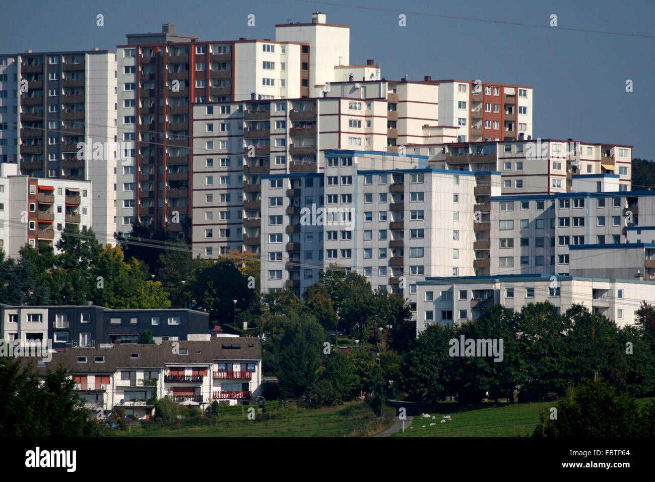 apartment block, Germany, North Rhine-Westphalia, Wuppertal Stock Photo