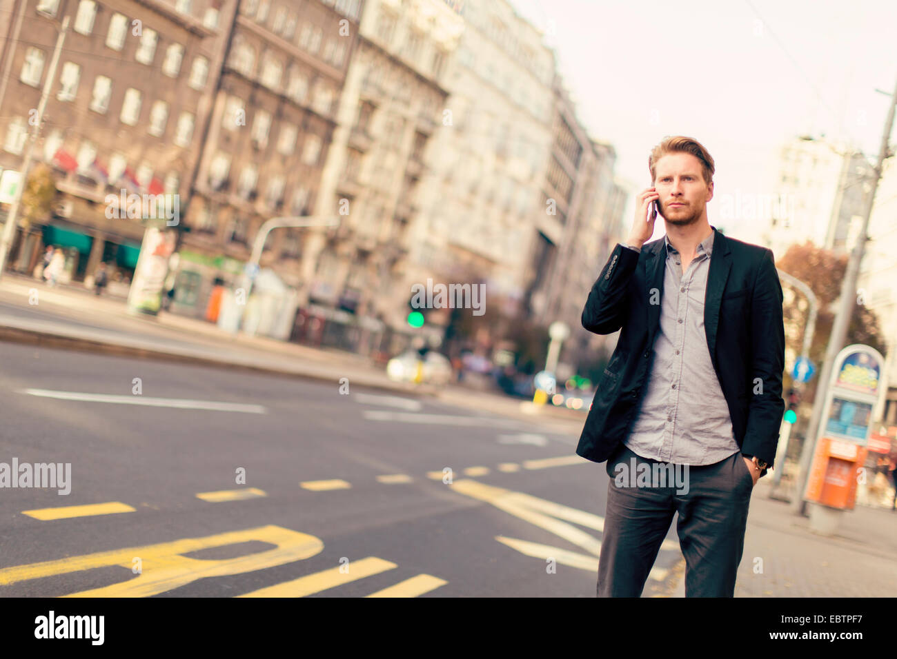 Belgrade street man hi-res stock photography and images - Alamy