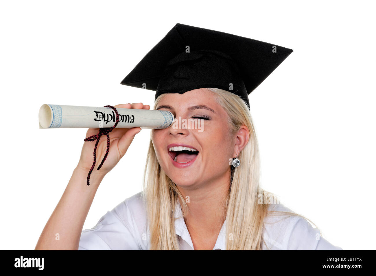 Funny woman graduate hi-res stock photography and images - Alamy