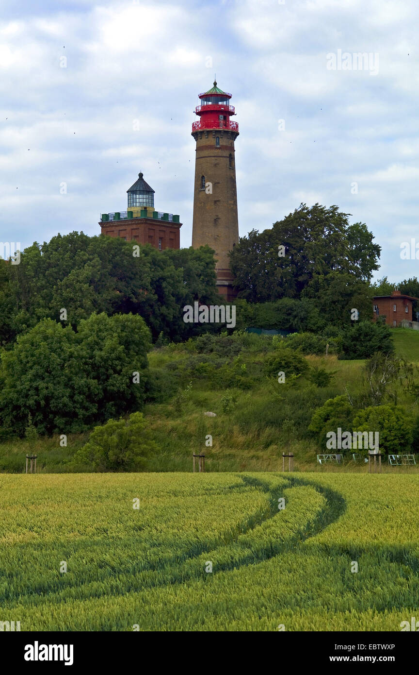 lighthouses at Cape Arkona, Kap Arkona, Germany, Mecklenburg-Western  Pomerania, Ruegen Stock Photo - Alamy