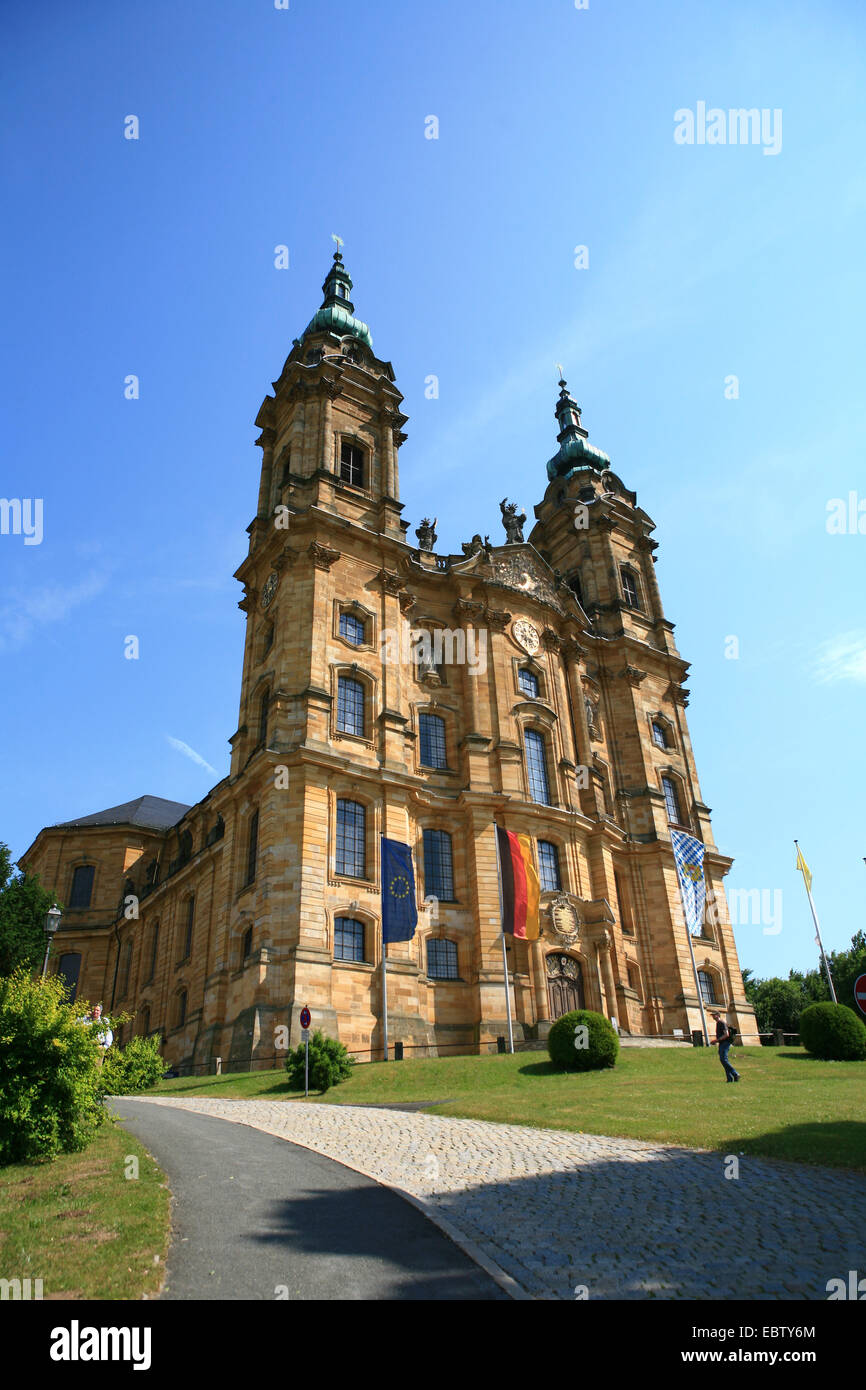 basilica Vierzehnheiligen, Germany, Bavaria, Bad Staffelstein Stock Photo - Alamy