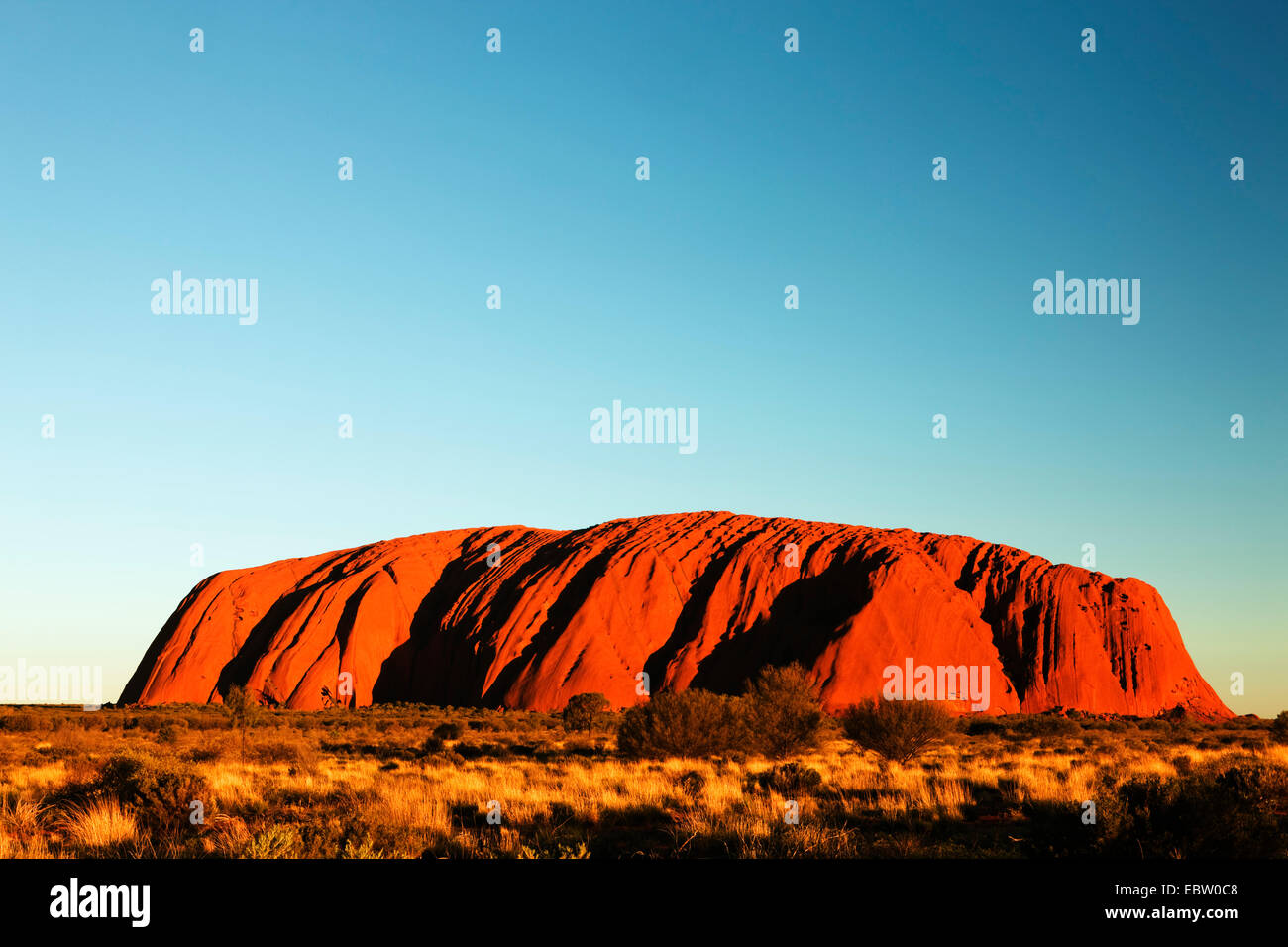 Ayers Rock, Australia, Northern Territory, Uluru-Kata Tjuta National Park Stock Photo