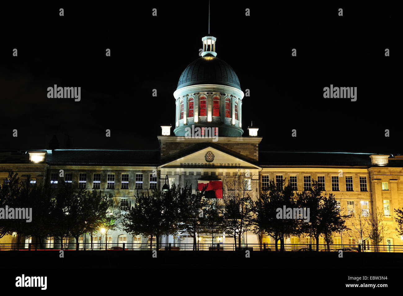 building of Bonsecours Market, Canada, Quebec, Montreal Stock Photo