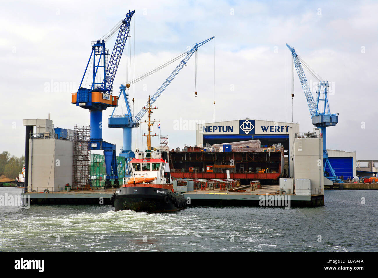 Neptun shipyard, Germany, MecklenburgWestern Pomerania, Rostock Stock
