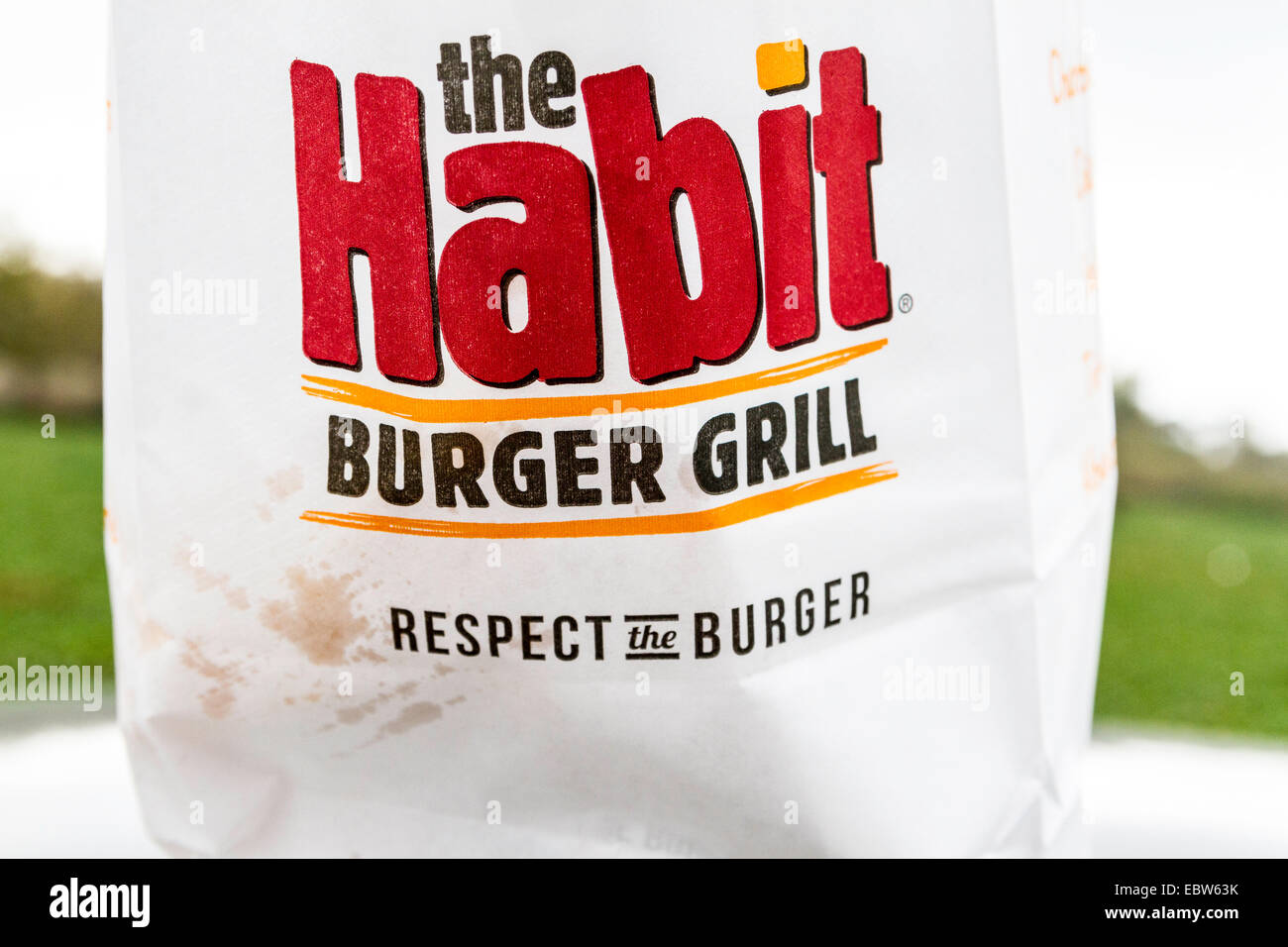 The Habit burger Grill in Stockton California Stock Photo