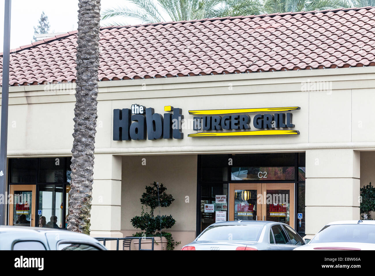 The Habit Burger Grill in Stockton California Stock Photo