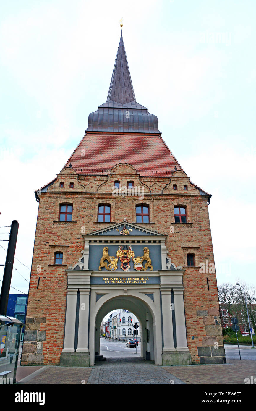 Stone Gate Rostock Steintor gate rostock germany hi-res stock photography and images - Alamy