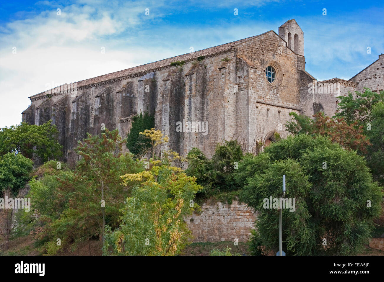 romanic church in Estrella, Spain, Basque country, Navarra, Estella ...