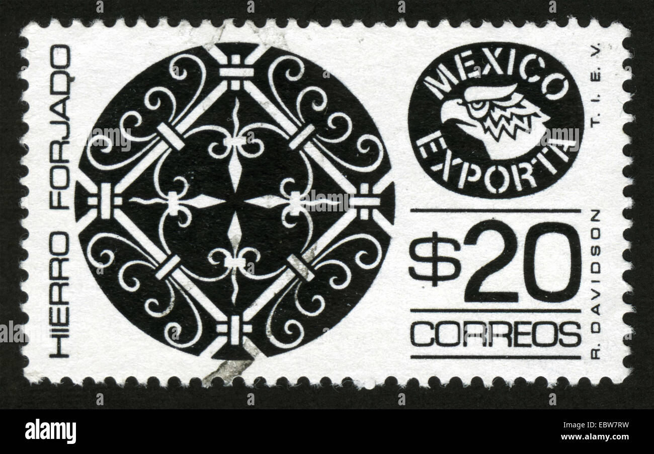 Mexican postage stamp, Mexico, stamp Stock Photo Alamy