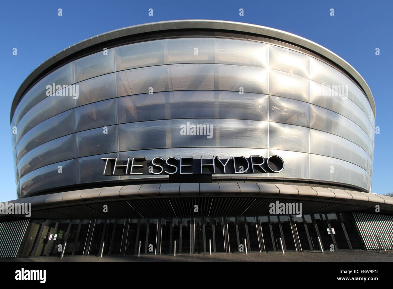 Exterior of the SSE Hydro Glasgow Scotland December 2014 Stock Photo ...