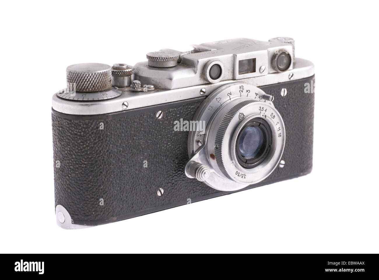Retro camera isolated on the white background Stock Photo - Alamy