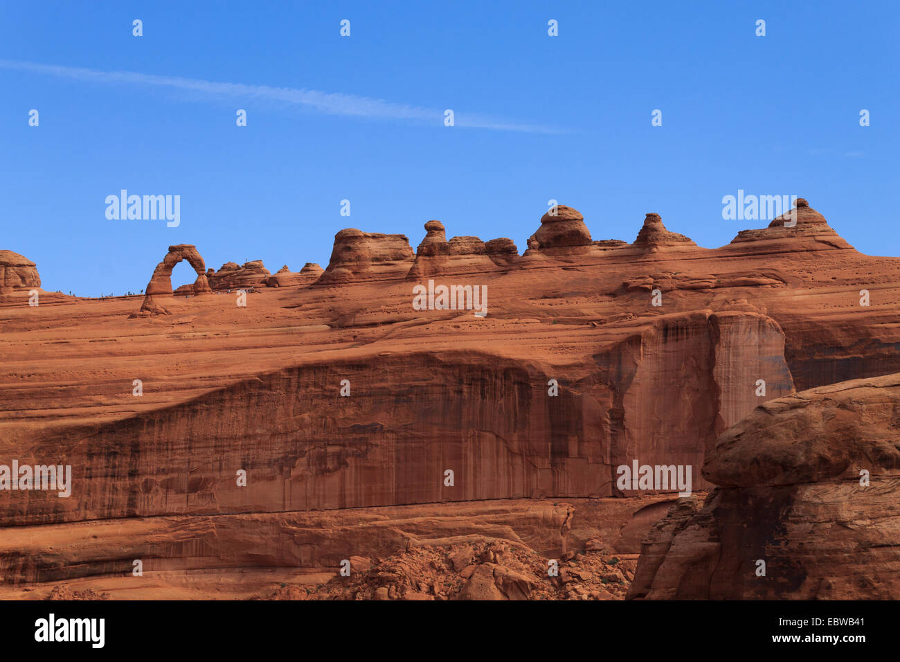 Delicate arch at Arches National Park, USA Stock Photo