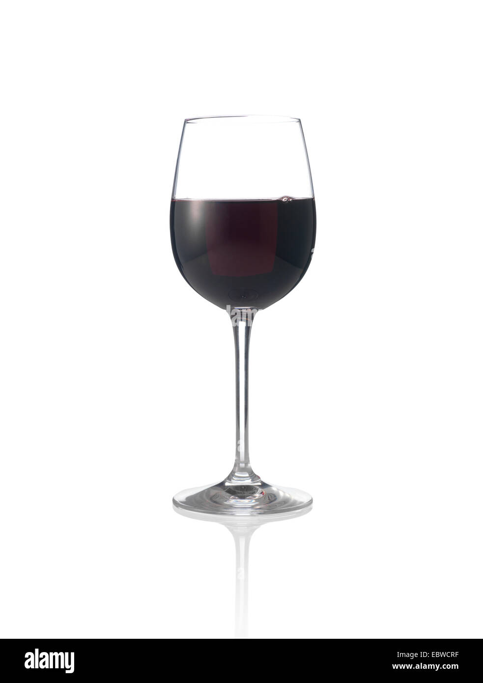 A large glass of Rioja red wine Stock Photo