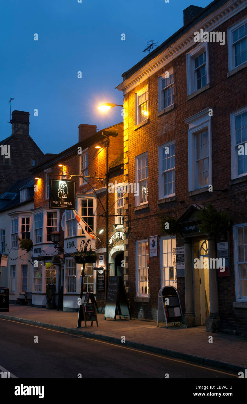High Street, ShipstononStour, Warwickshire, England, UK Stock Photo Alamy