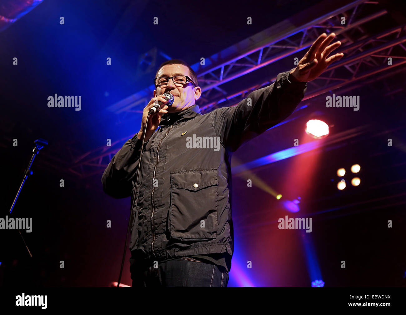 Paul Heaton & Jacqui Abbott performing live on stage at the Liverpool O2 Academy  Featuring: Paul Heaton Where: Liverpool, United Kingdom When: 01 Jun 2014 Stock Photo