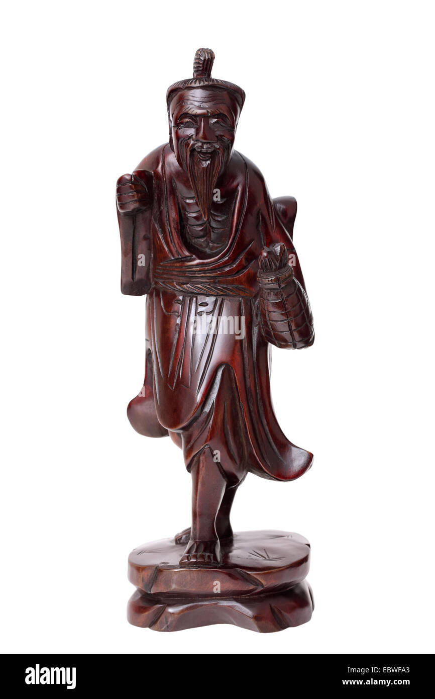 Traditional Japanese immortal sculpture Stock Photo Alamy