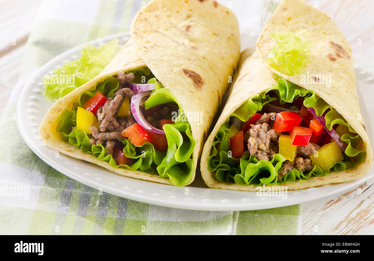 Tortilla wraps hi-res stock photography and images - Alamy