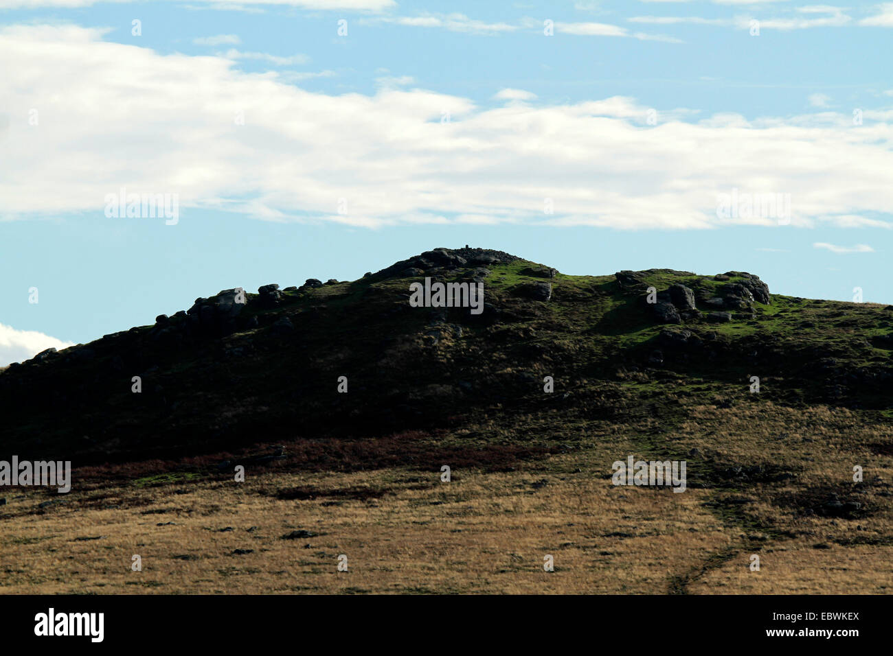 Rippon Tor the highest point on East Dartmoor, granite rocks make this