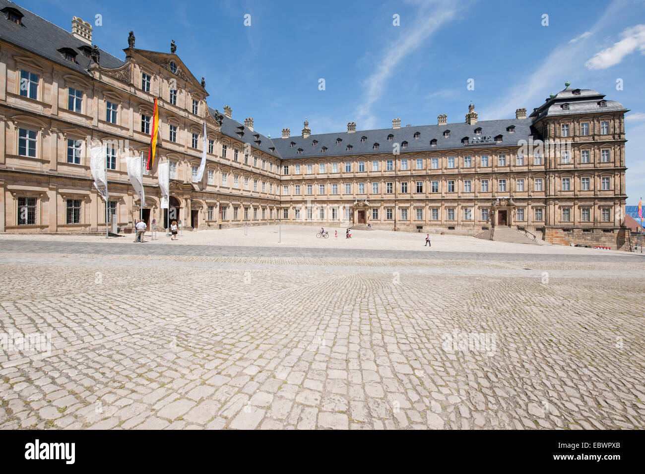 Neue Residenz or New Residence Bamberg, Bamberg, Upper Franconia, Bavaria, Germany Stock Photo
