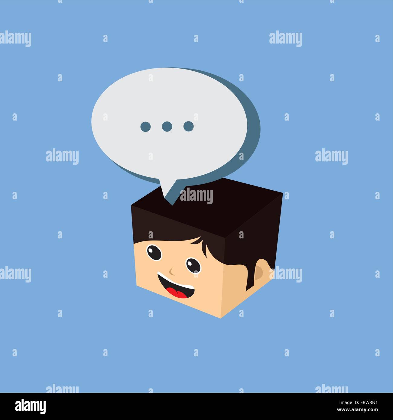 Block Isometric Cartoon Character Vector Illustration Stock Vector Image Art Alamy Block Isometric Cartoon Character Vector Illustration Stock Vector Image Art Alamy