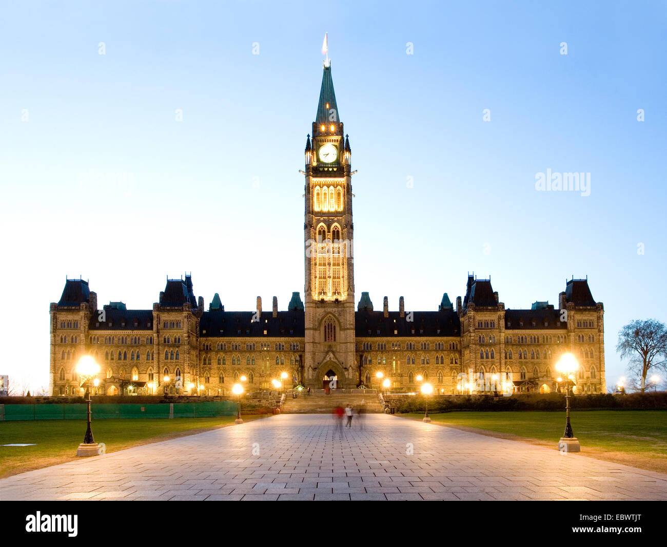 Centre Block with Peace Tower, Ottawa, Quebec Province, Canada Stock Photo Alamy