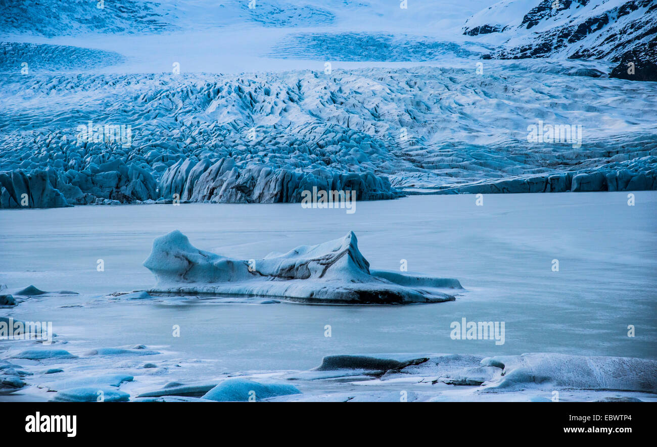 Fjallsarlon at the Vatnajökull glacier, Austurland, Iceland Stock Photo