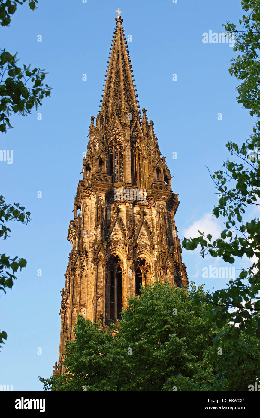 Germany hamburg st nikolai church hi-res stock photography and images ...