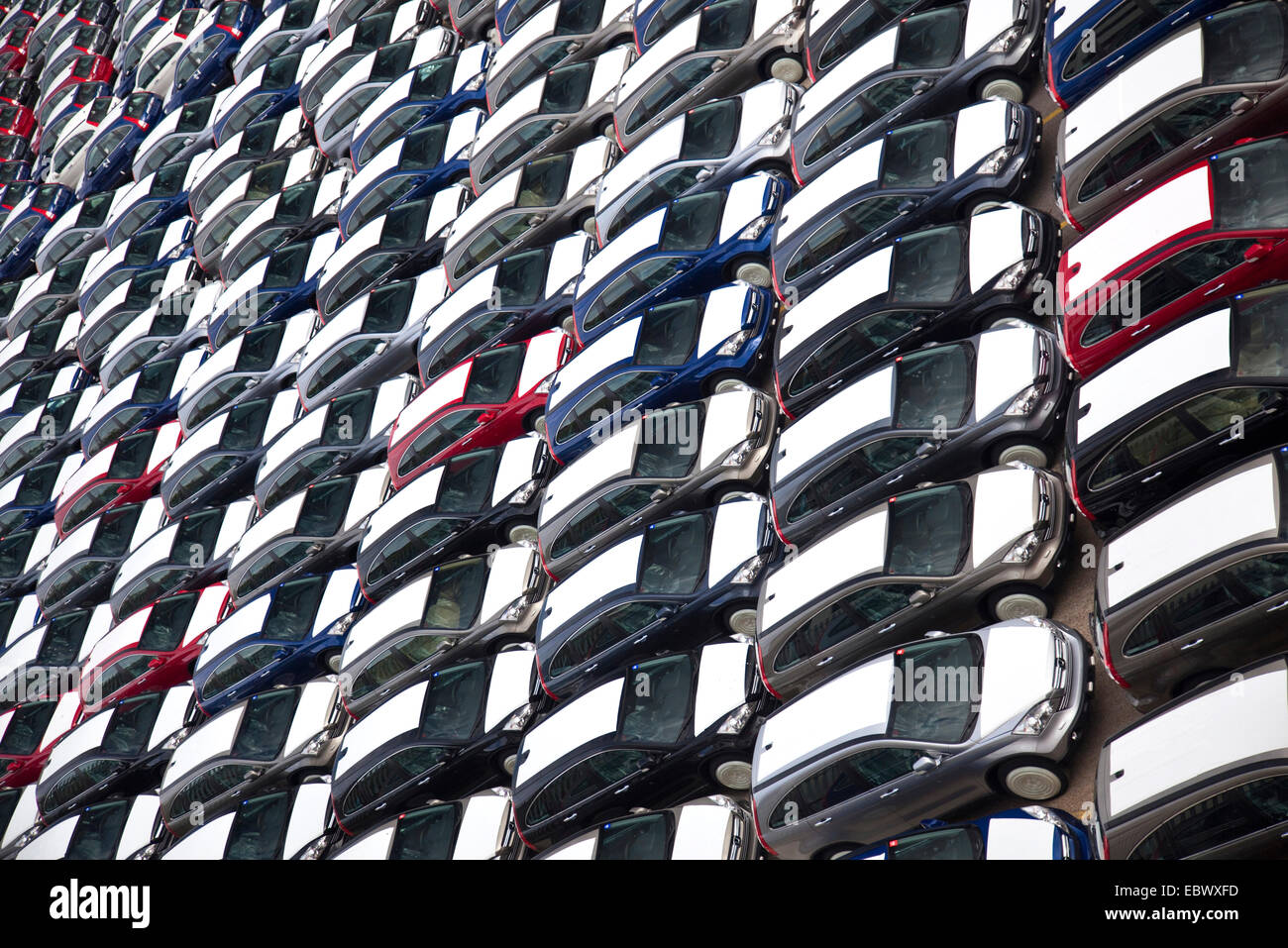 many cars, United Kingdom, England, Southampton Stock Photo