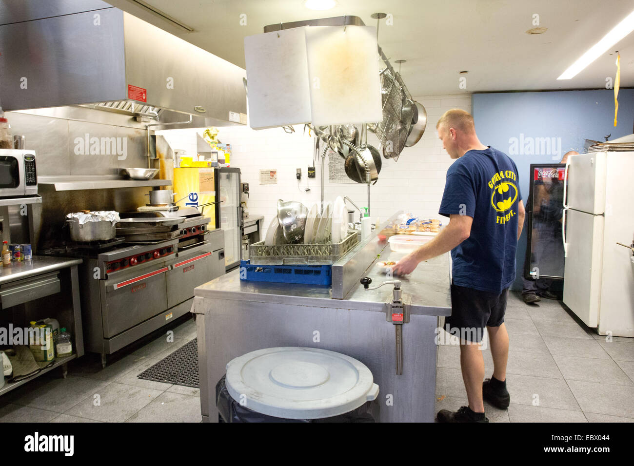 FDNY firehouse, New York City, NY, USA, Oct. 18, 2014. Stock Photo