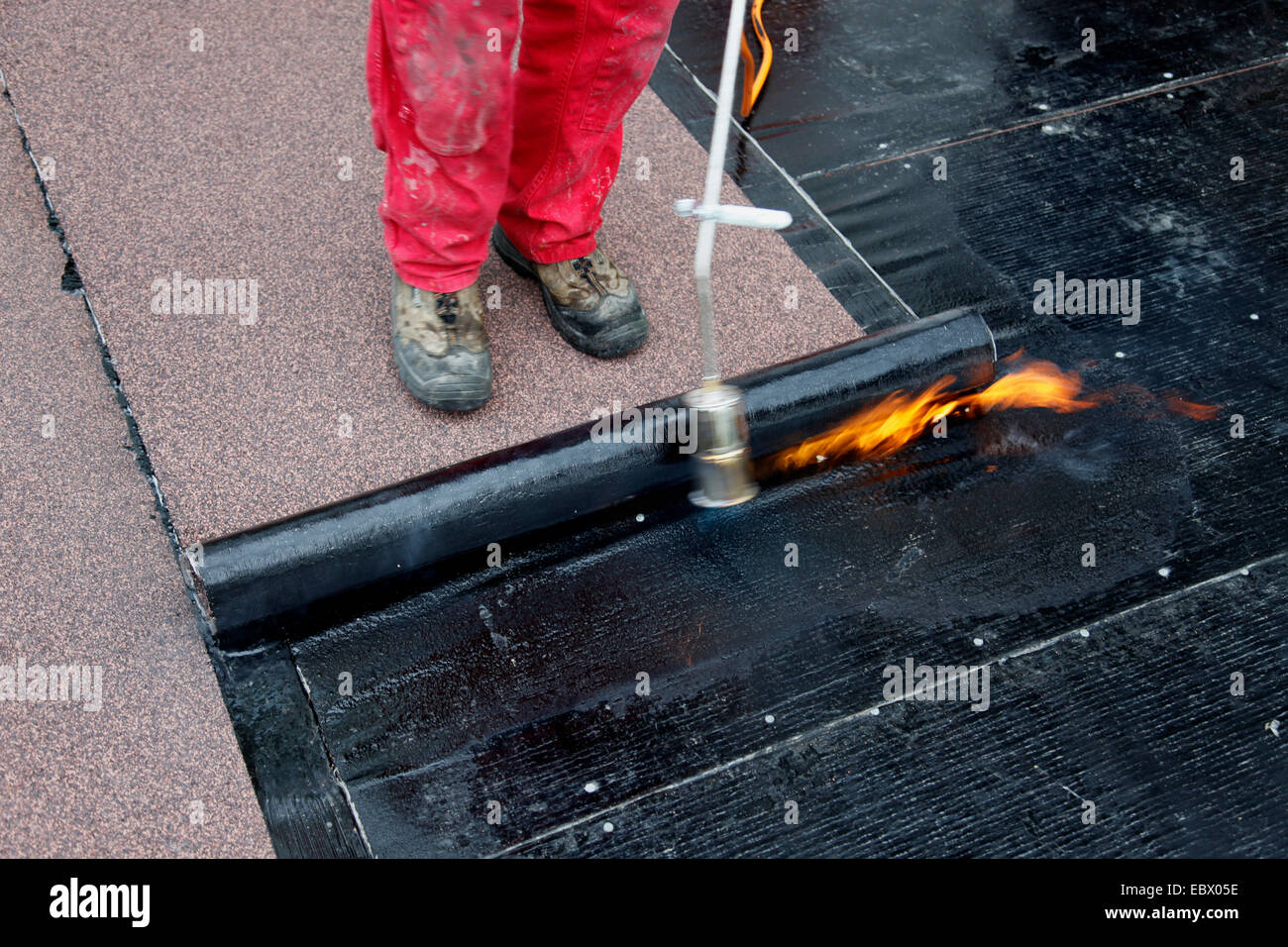 laying on tar paper Stock Photo Alamy