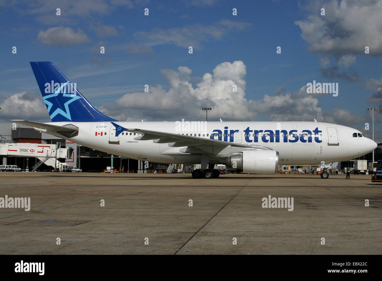 AIR TRANSAT AIRBUS A310 Stock Photo