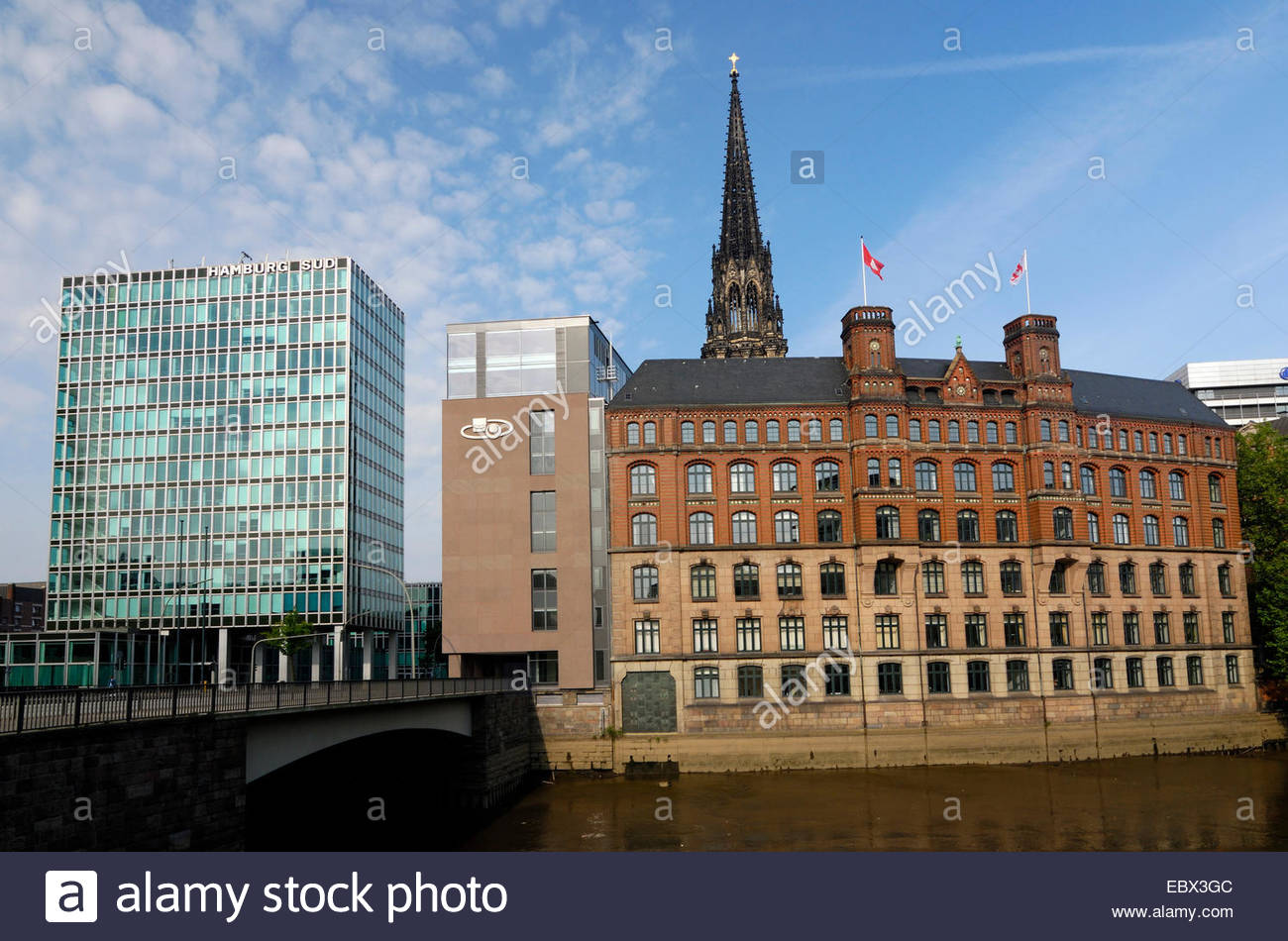 Office Laeiszhof At Nikolaifleet Germany Hamburg Stock Photo