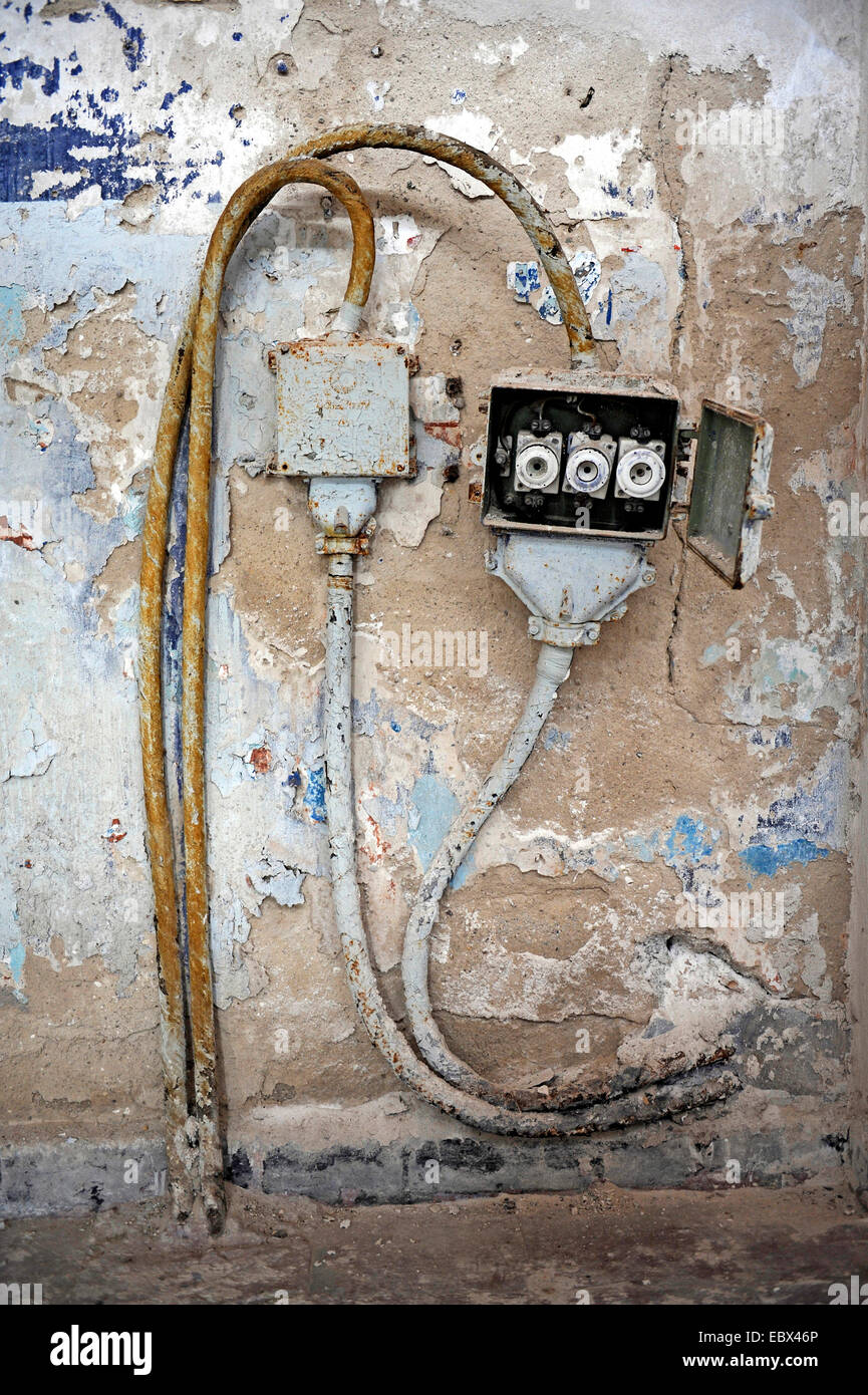 power distribution in the year 1930, Germany, Berlin Stock Photo