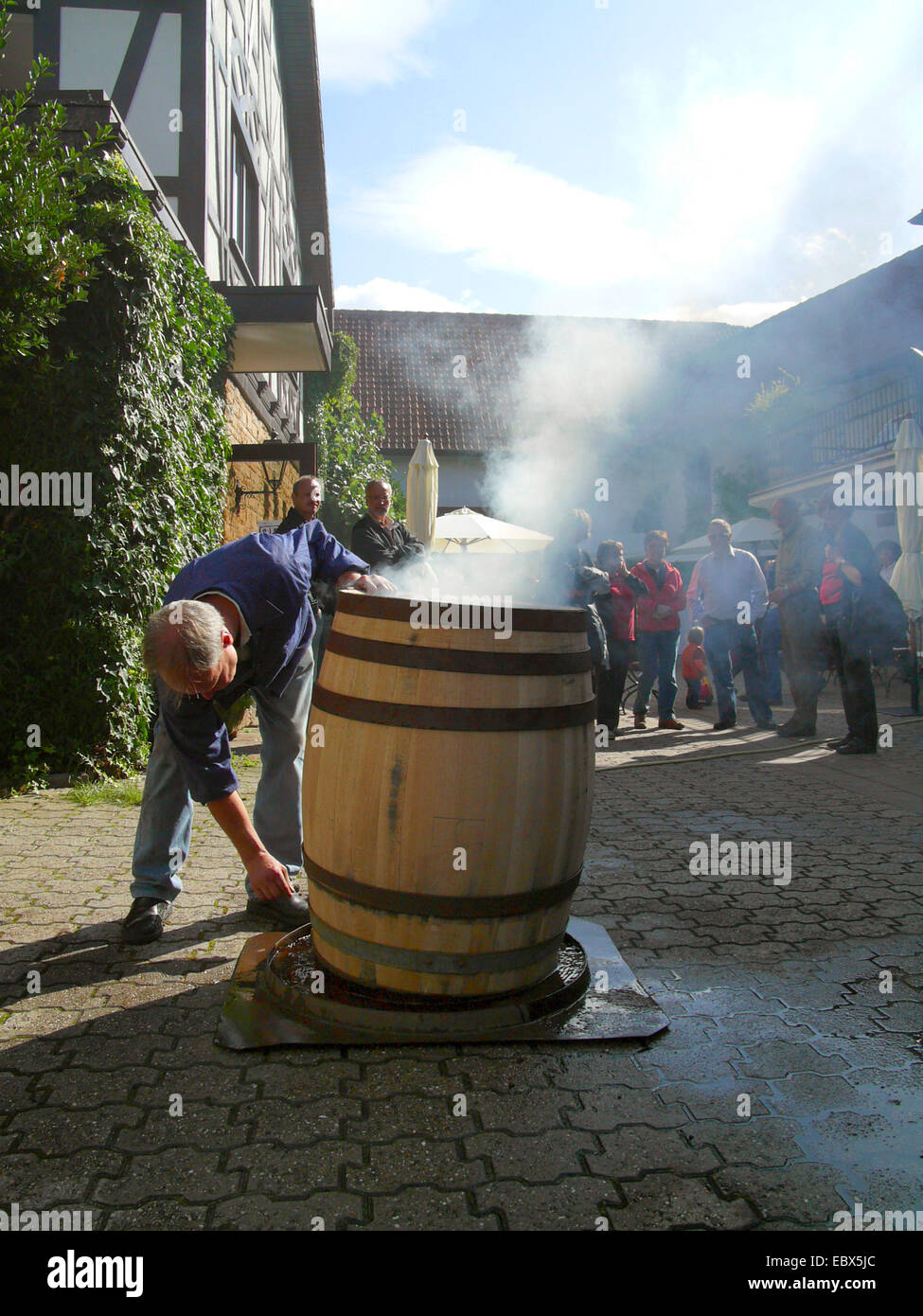 making of an Oak Wine Barrel, Germany, RhinelandPalatinate