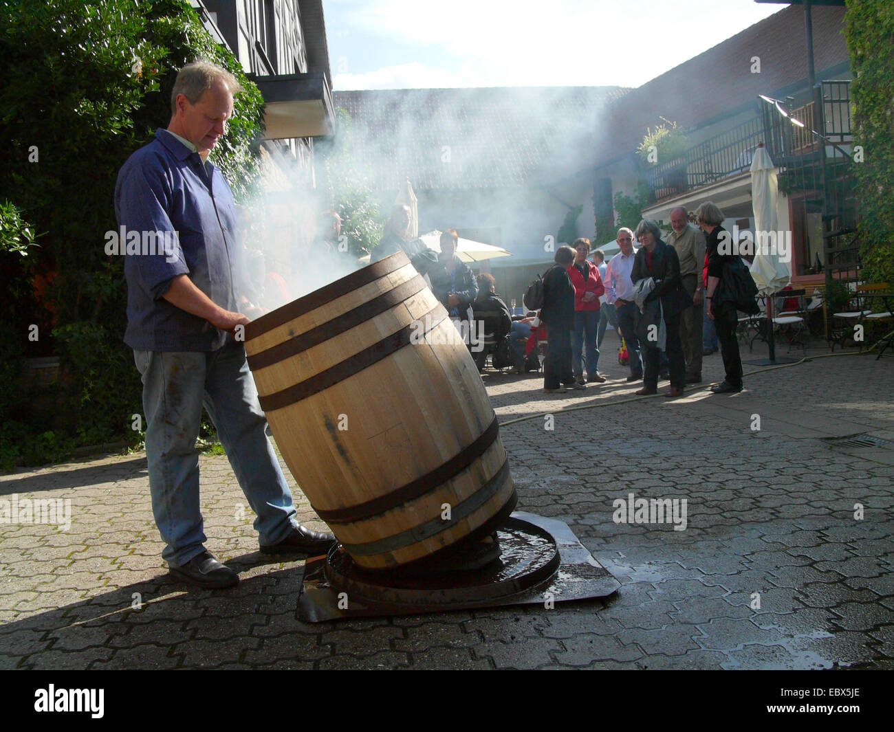 Wine oak barrel making hires stock photography and images Alamy